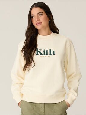 Kith Woman Asher New York Cream Crewneck Sweater